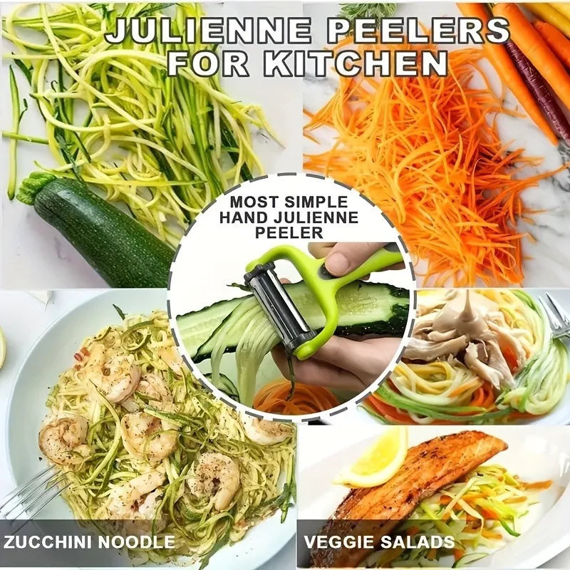 1pc 3in1 Multi Fruit Vegetable Peeler Grater Shredder | Kitchen Essential Multifunctional Cutter