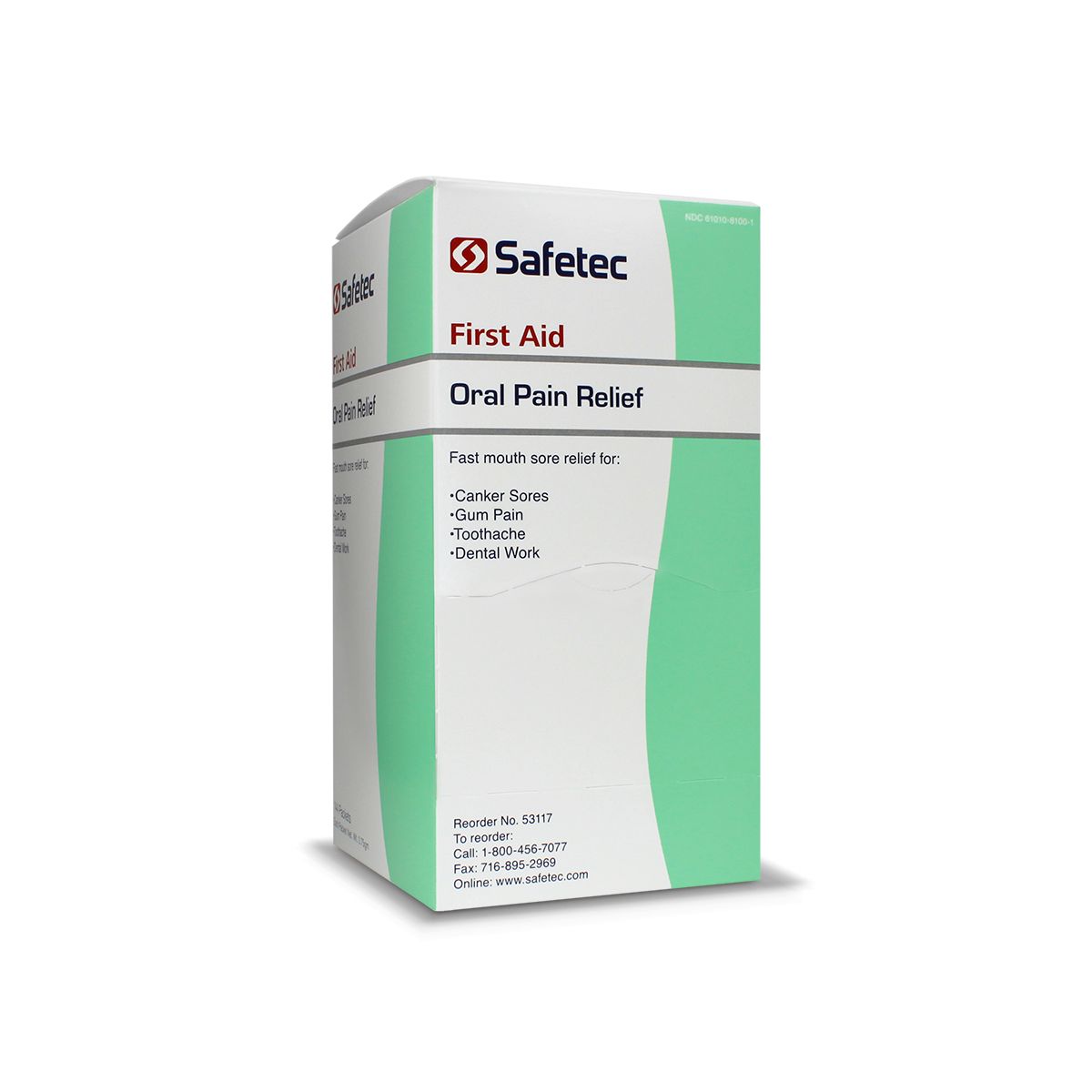 Oral Pain Relief Gel .75 g Packet, 144 Per Box