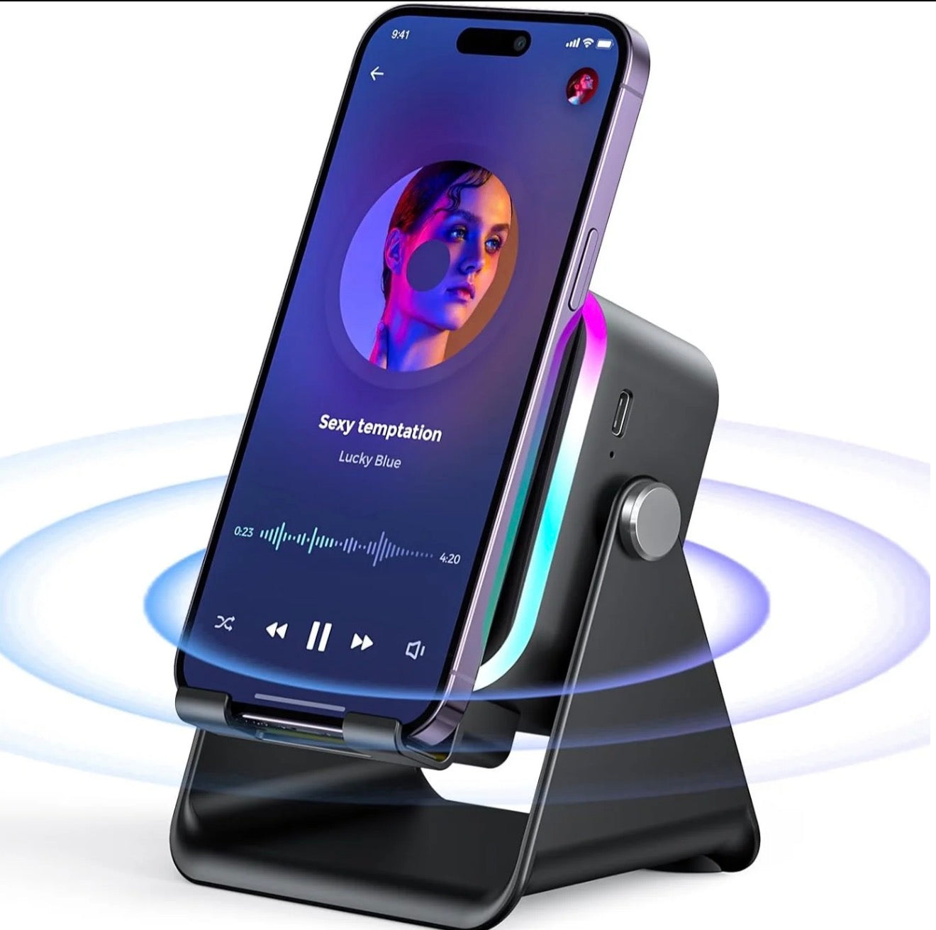 GlowAmp 5-in-1 Speaker Stand