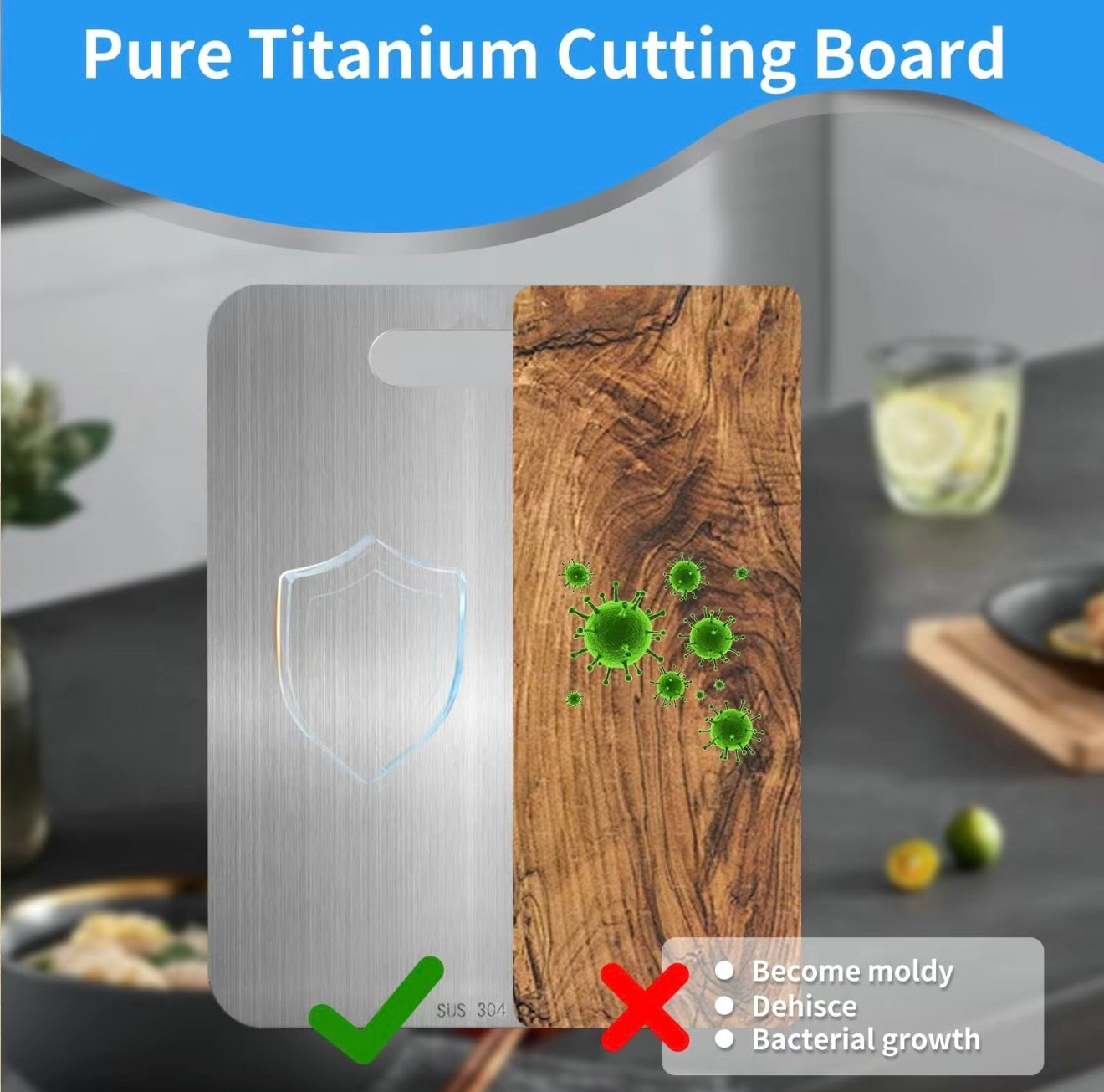 ChopLuxe Stainless Board