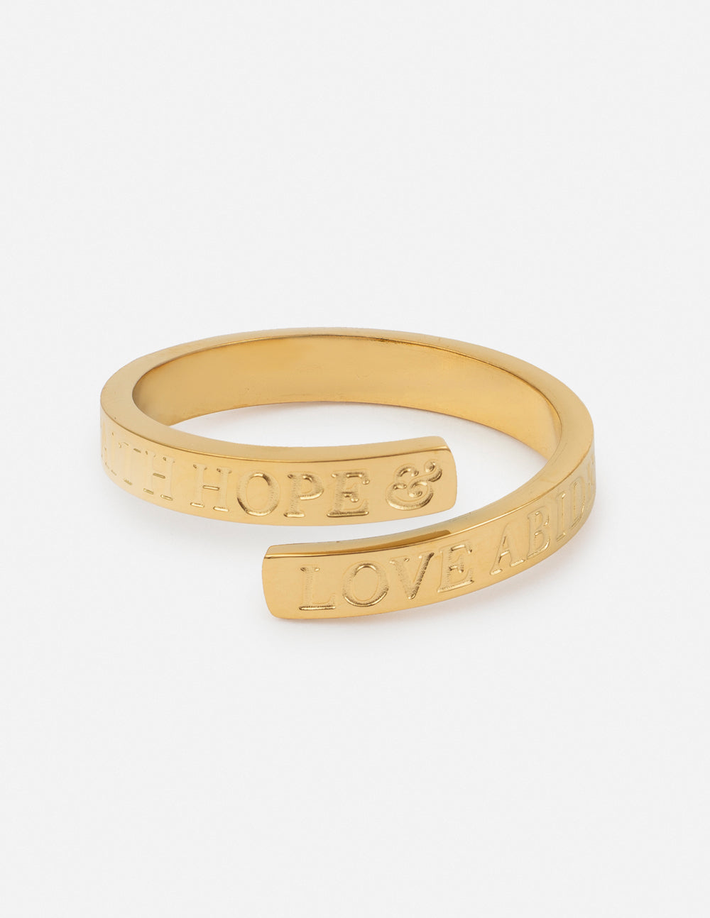 Faith Hope Love Ring