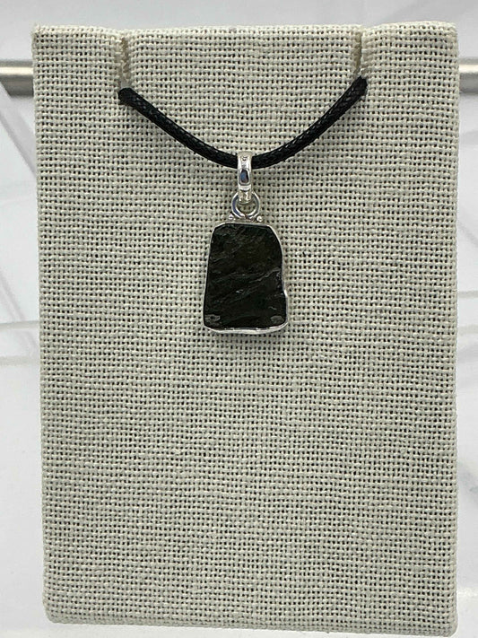 Sterling Silver Moldavite Pendant