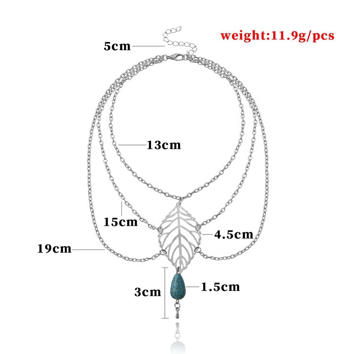 Leaf Clover Simple Chain Lady Bracelet
