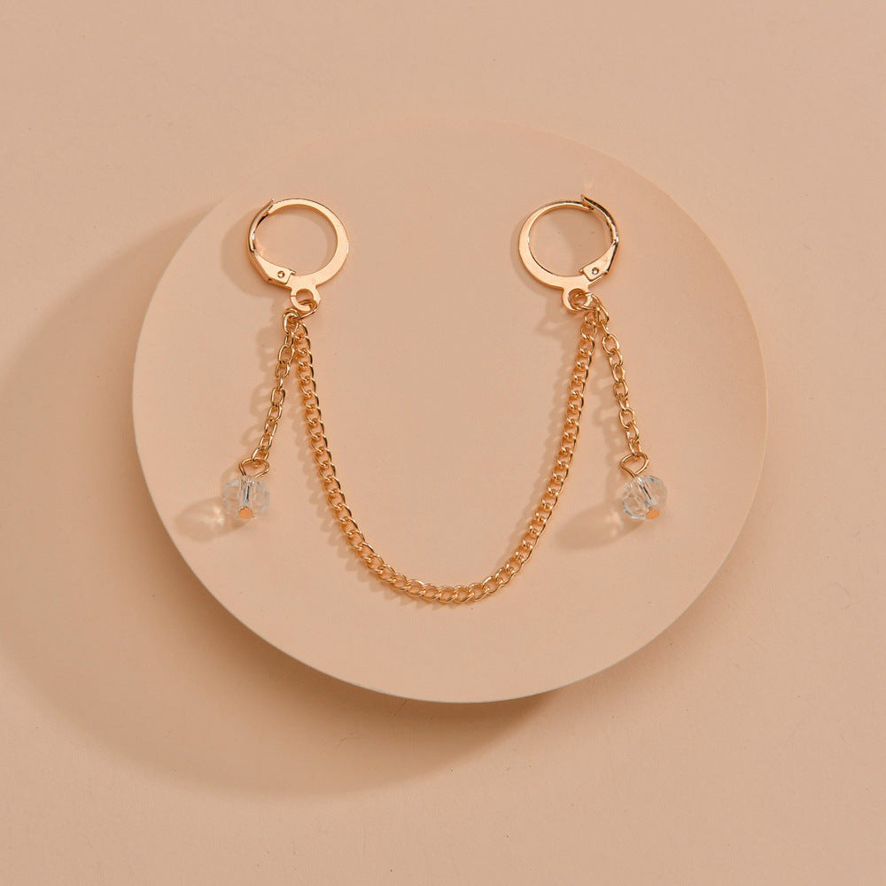Long Style Tassel Chain Earring