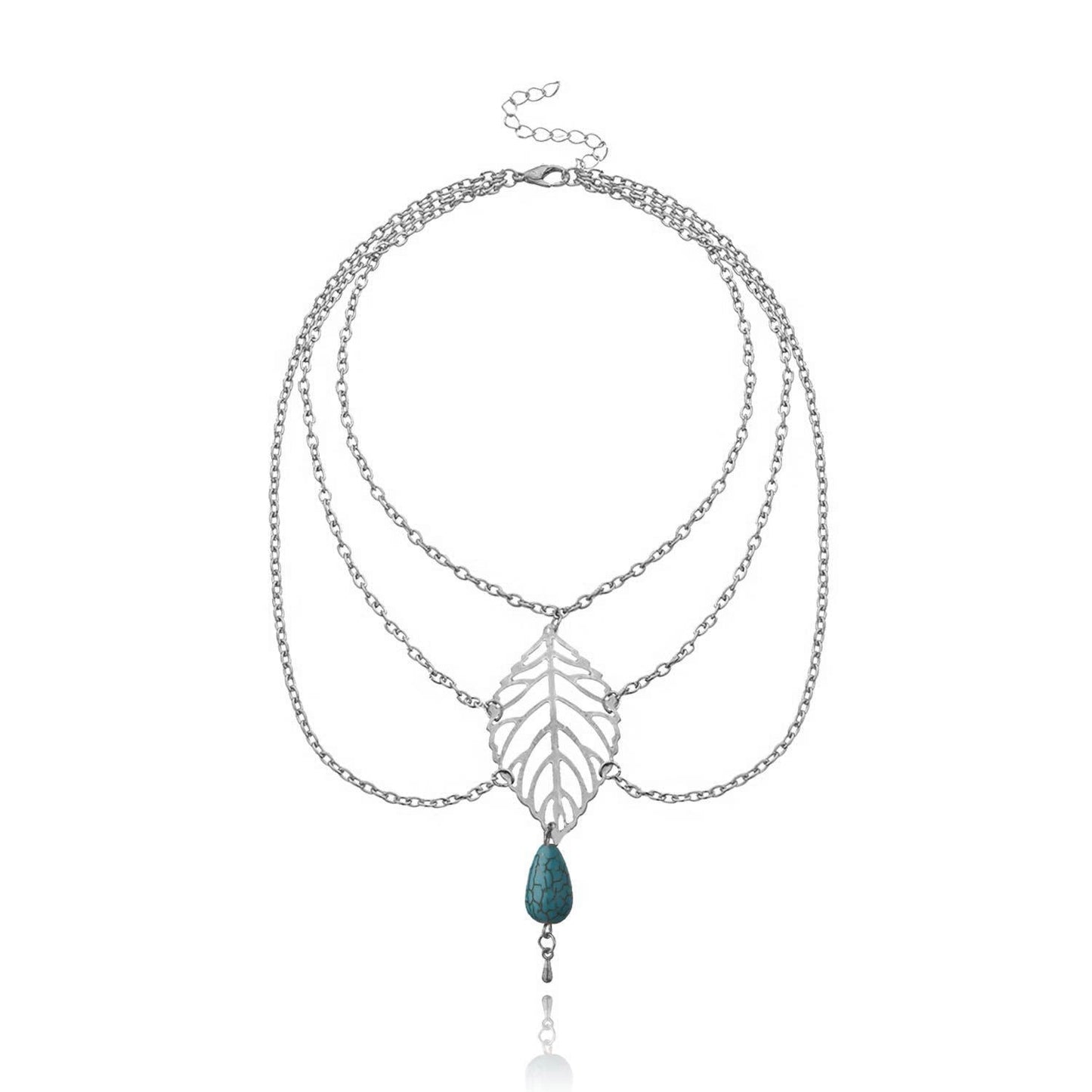 Leaf Clover Simple Chain Lady Bracelet