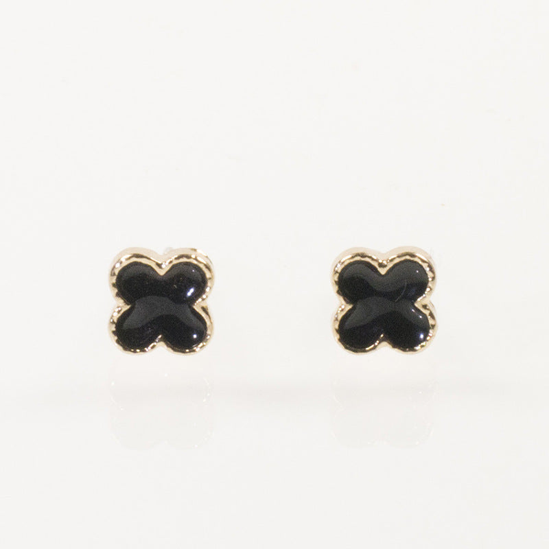 Clover stud earrings set