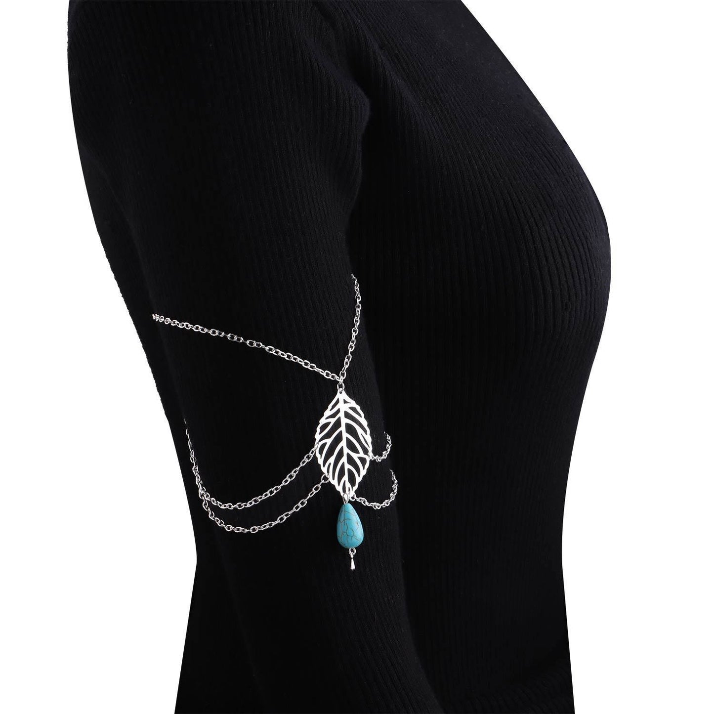 Leaf Clover Simple Chain Lady Bracelet