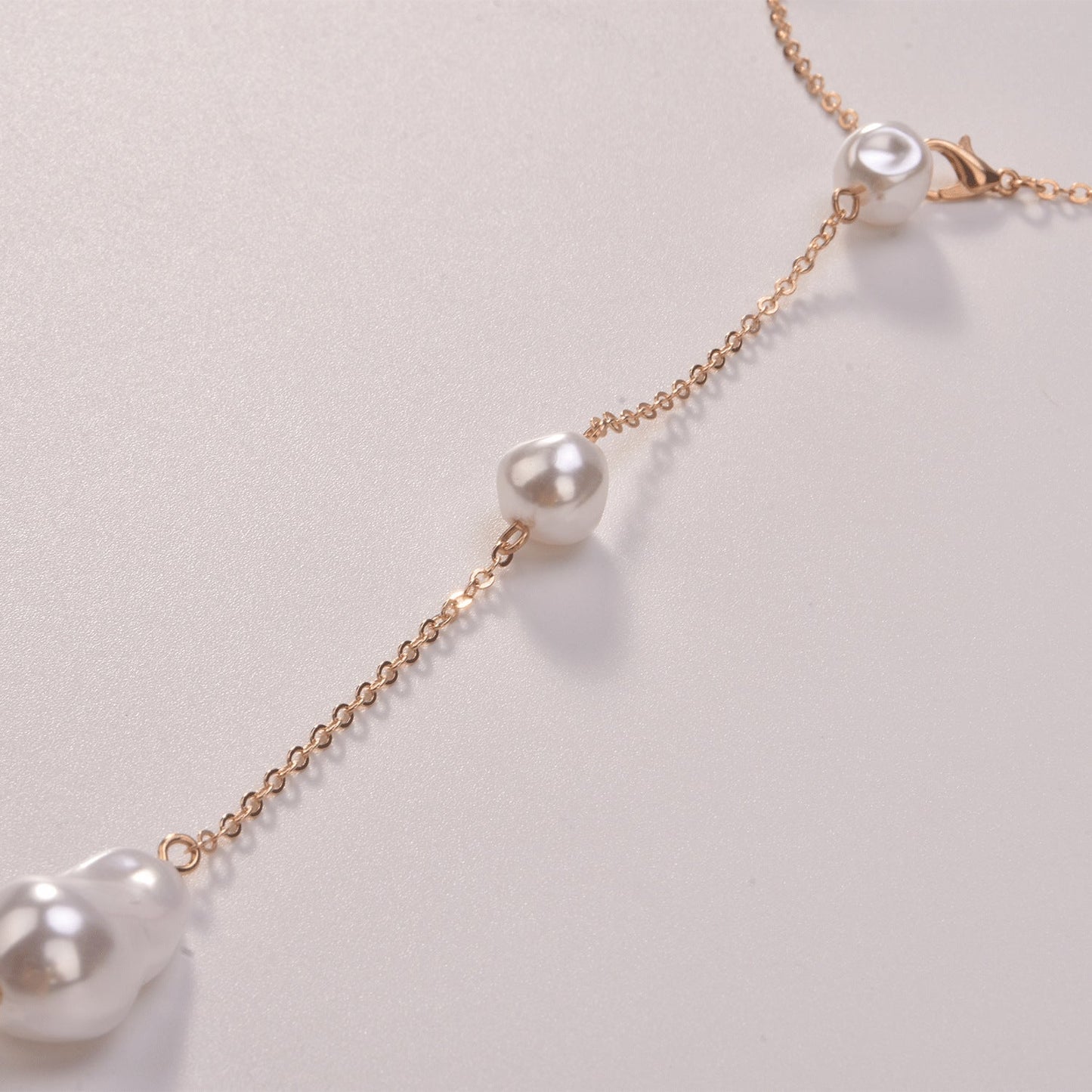 Tassel Pearl Pendant Necklace