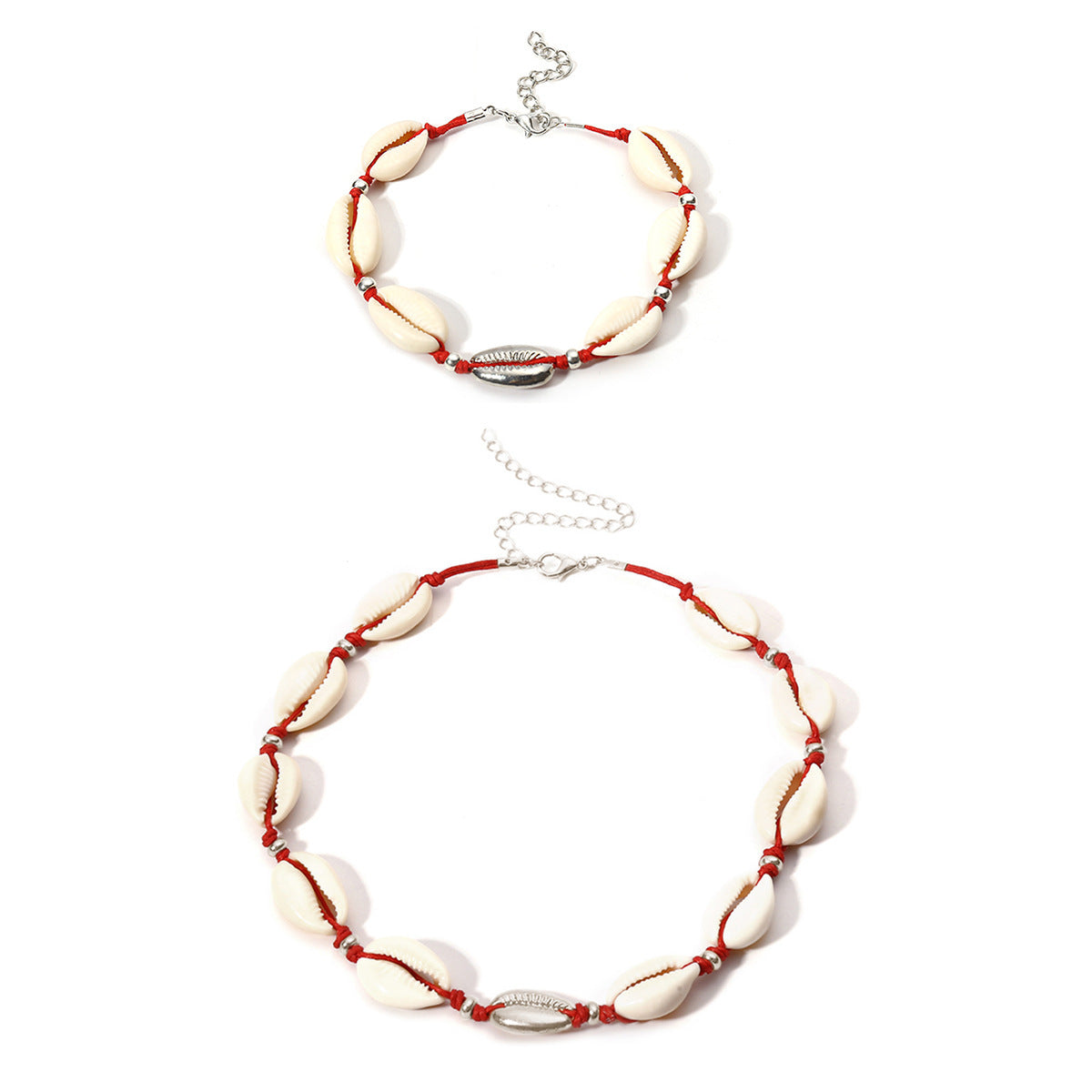 Hawaiian Simple Women Handmade Beach Party Shell Choker Necklace