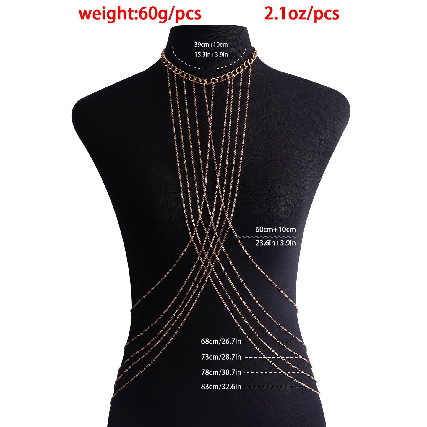Multi-layer Tassel Chain Waist Chain for Women