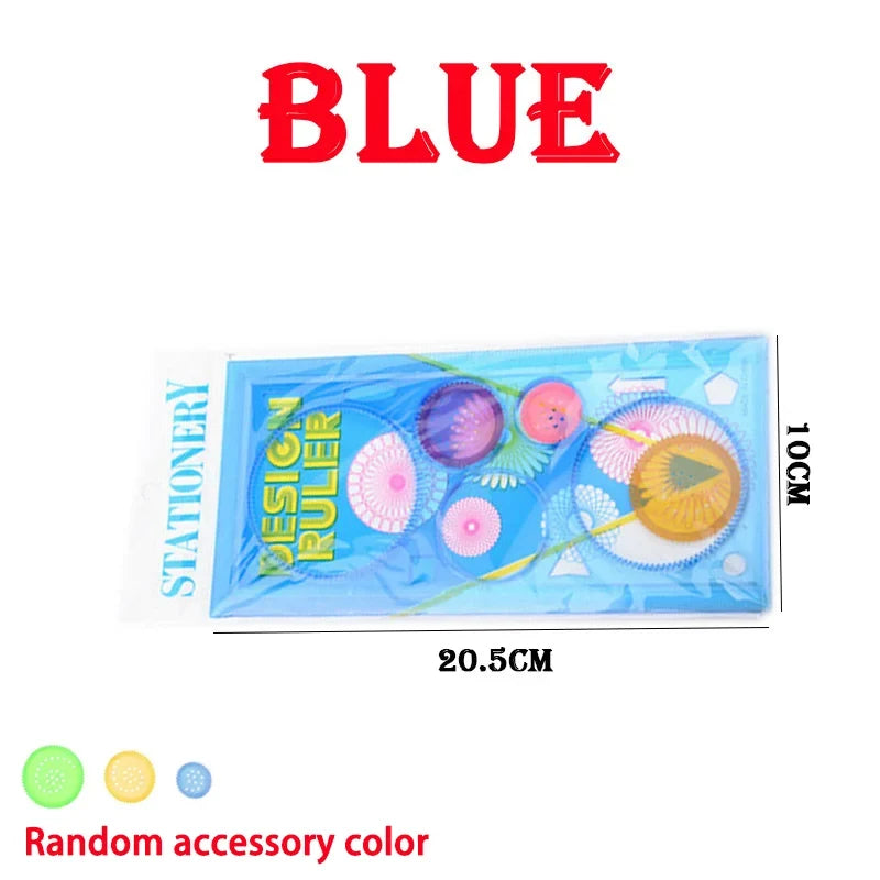 Geometry Spirograph Drawing Stencils Set | Creative Flower Ruler for Kids Art