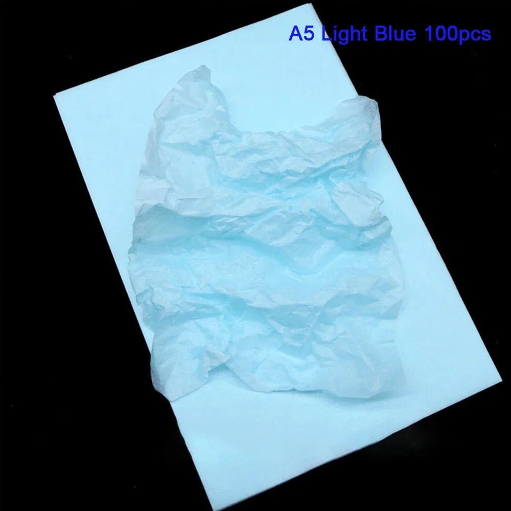 100 Sheets Multicolor Tissue Paper for Gift Wrapping | Bulk A4/A5 Translucent Craft Paper
