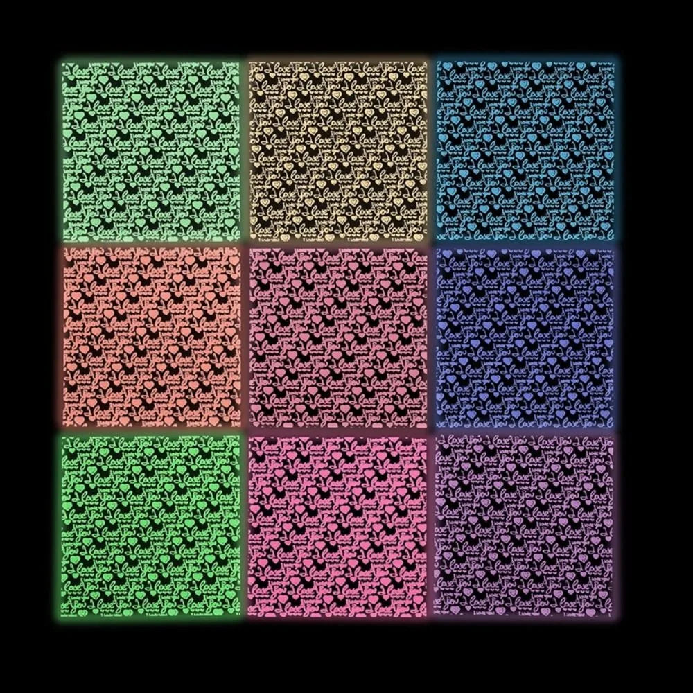 Luminous Origami Paper | Glow-in-the-Dark Craft Sheets for Night Projects