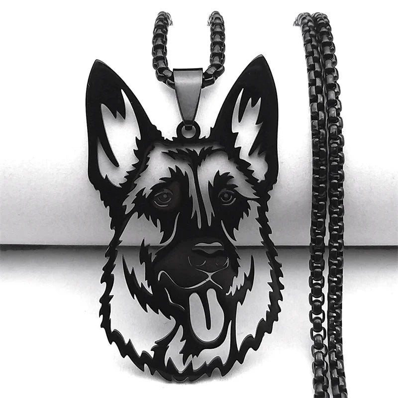 French Bulldog Pendant Necklace | Stainless Steel Dog Jewelry for Women Men