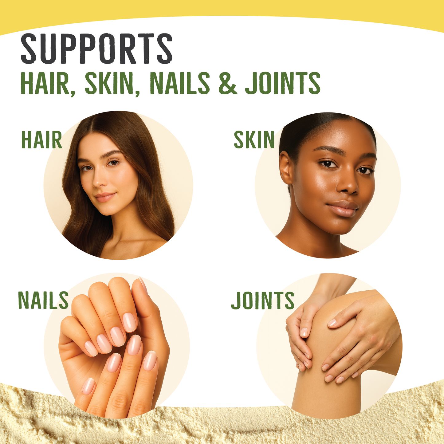 Collagen Creamer for Coffee - Grass Fed Collagen Peptides Powder with MCT Oil for Hair, Skin, Nails & Joint Support - Vanilla