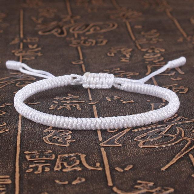 National Style Lucky Red String Bracelet Handmade Braided Knot Charm Bracelets For Women Men Red Bracelet Protection Red Cord Bracelet Adjustable Braided Knot Bracelet