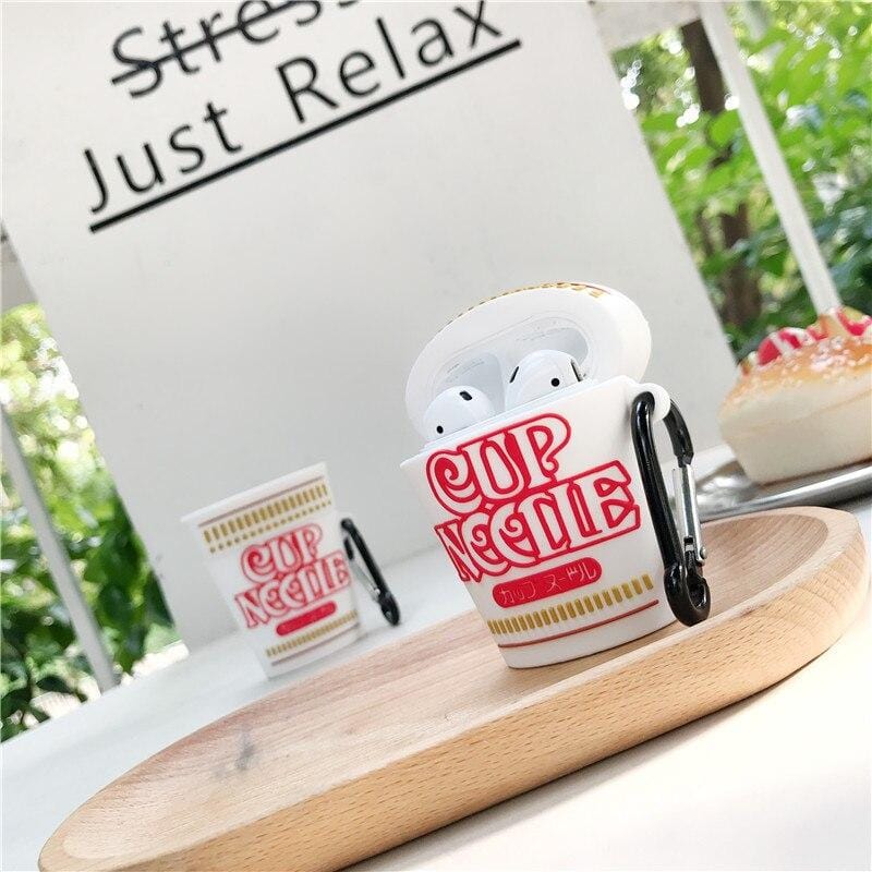 3D Cup Instant Noodles Airpods Case