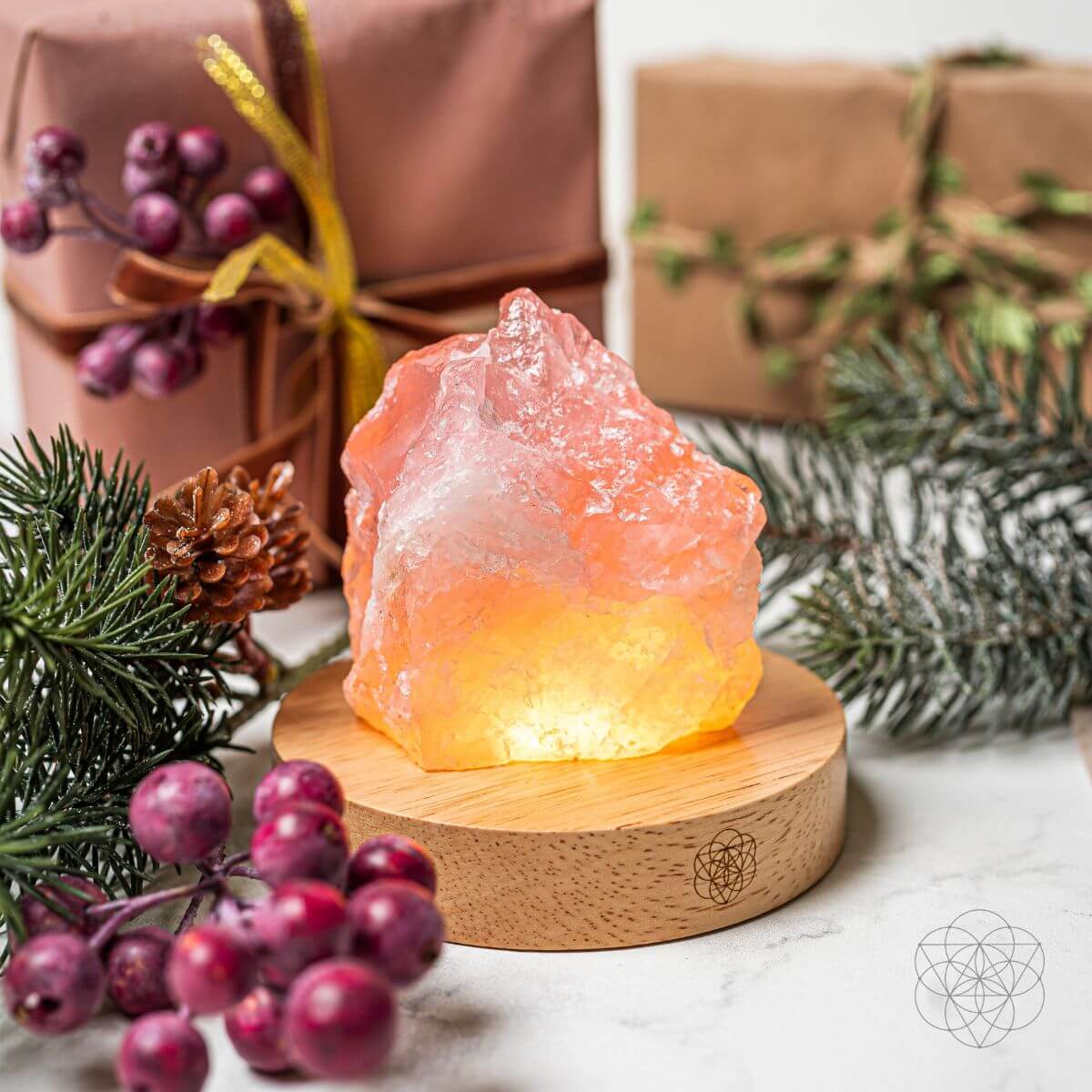 Rose Quartz Lamp of Compassion